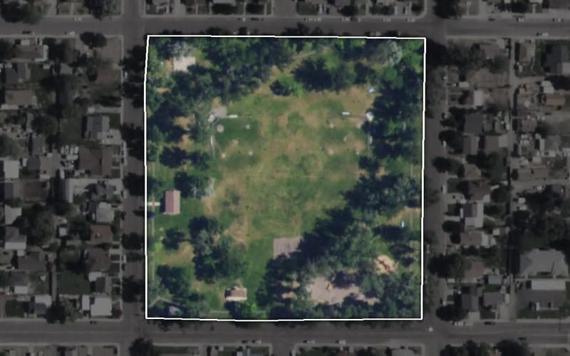 Aerial view of Alameda Park
