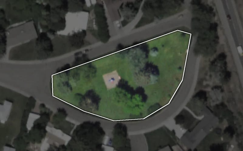 Aerial view of Antares Park