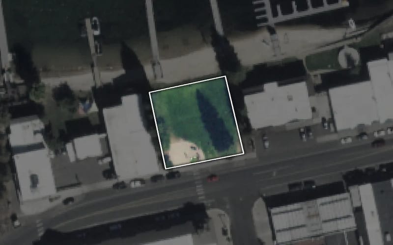 Aerial view of Art Roberts Park