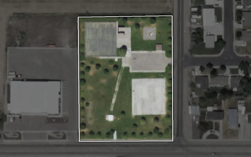 Aerial view of Brinkman Park
