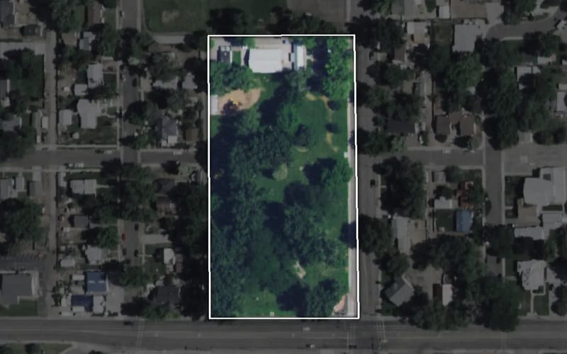 Aerial view of Carl Miller Park