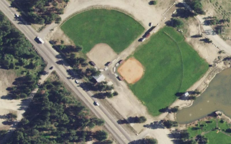 Aerial view of Cascade Sports Park