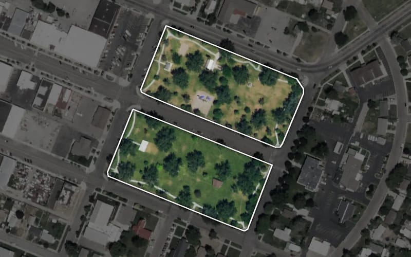 Aerial view of City Park