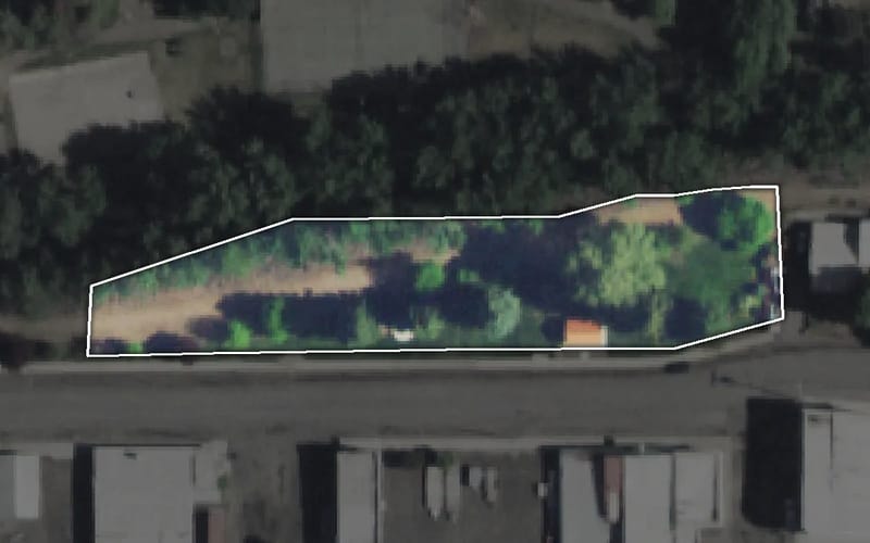 Aerial view of Culdesac City Park