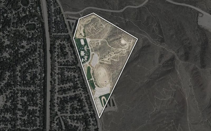 Aerial view of Eagle Sports Complex