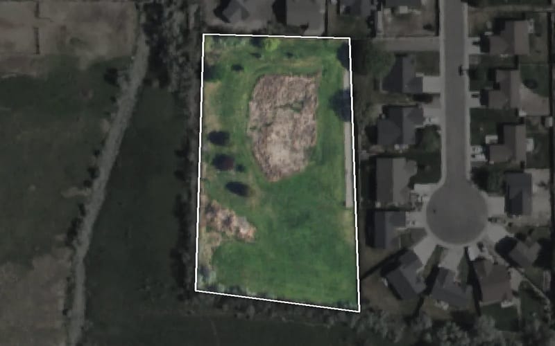 Aerial view of Fairway Estates Park