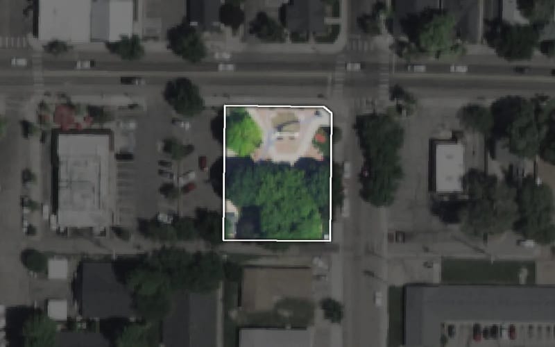 Aerial view of Heritage Park