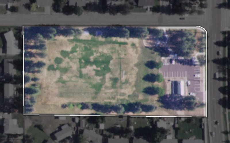 Aerial view of Hilde Kellogg Field