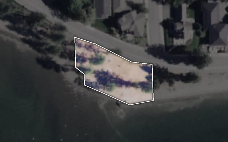Aerial view of Hubbard St Park