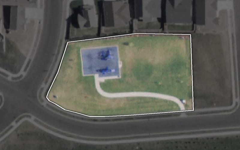 Aerial view of Indian Hills Park