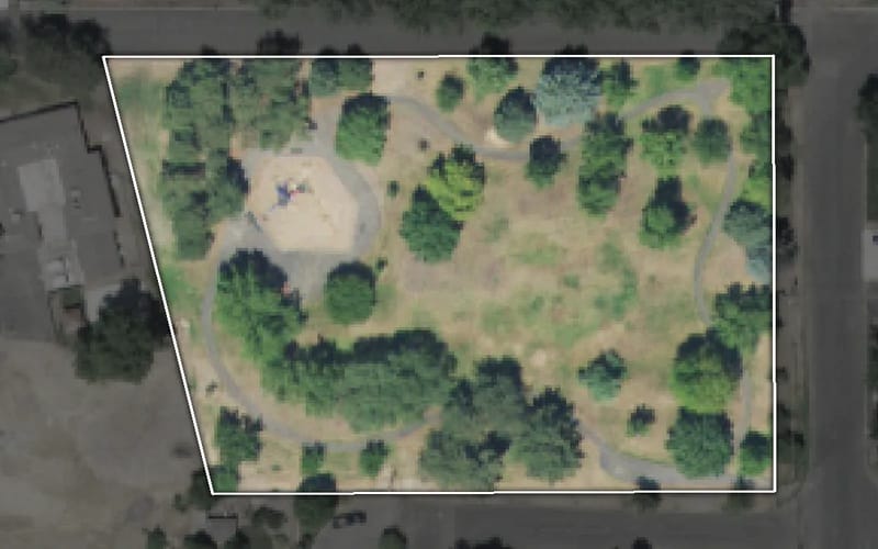 Aerial view of Jewett Park