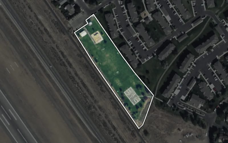 Aerial view of Kiwanis Park