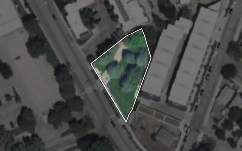 Aerial view of Kristens Park