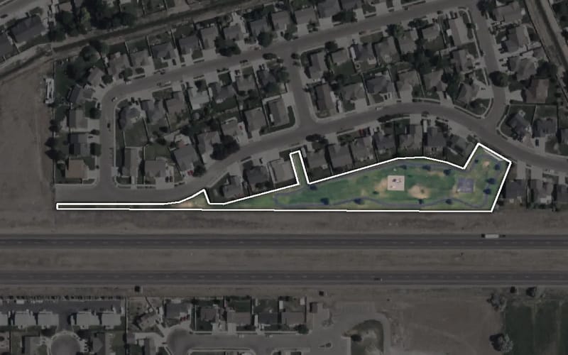 Aerial view of Larry Miller Park