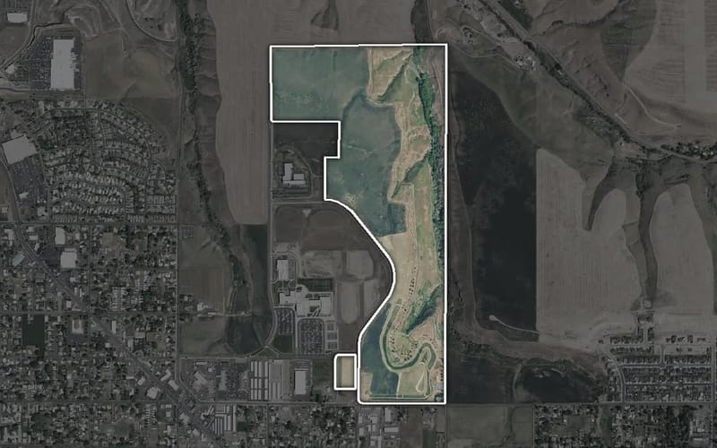 Aerial view of Lewiston Community Park