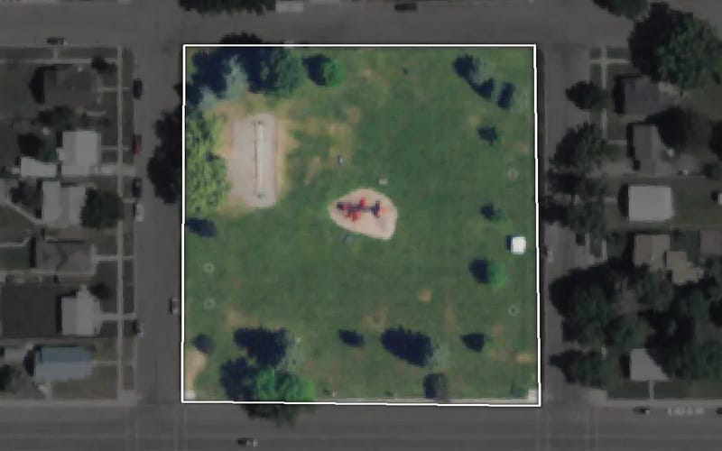 Aerial view of Lincoln Park