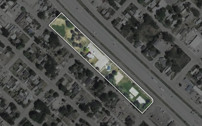 Aerial view of Lions Park