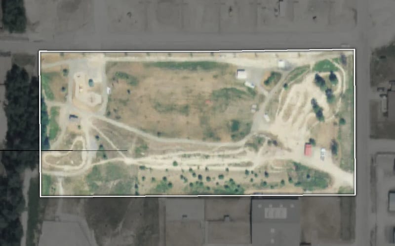 Aerial view of McNearney Park