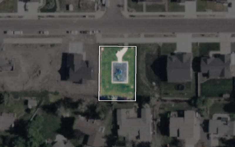 Aerial view of Morgan's Orchard Park