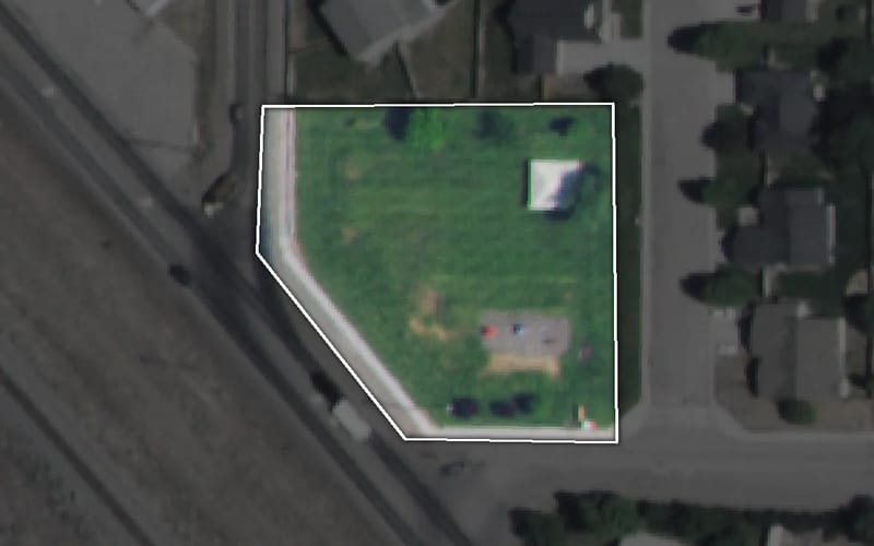 Aerial view of Rosewood Park
