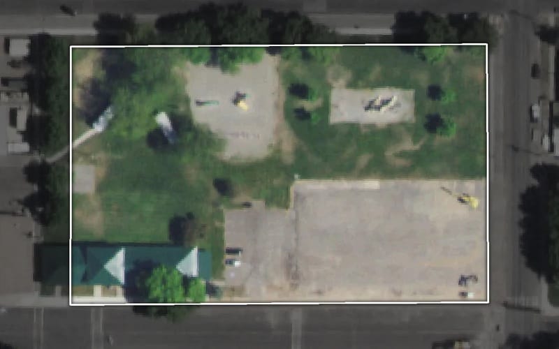 Aerial view of Shepherd's Park