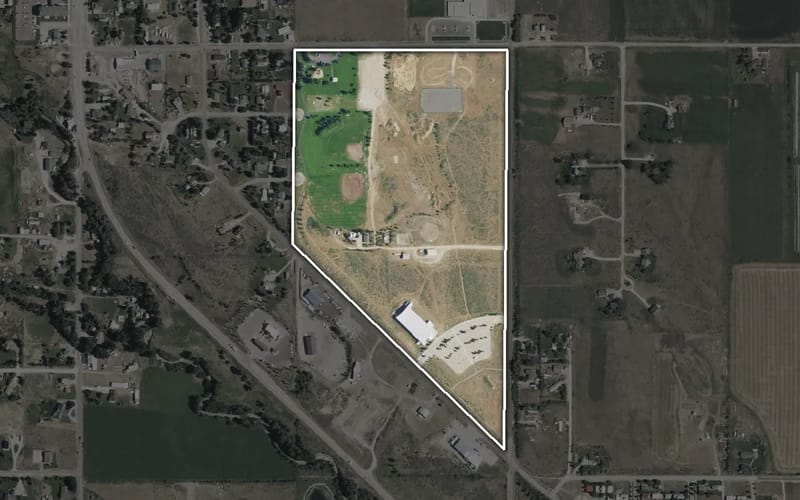 Aerial view of Sherman Park