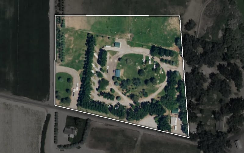 Aerial view of Sportsman's Park