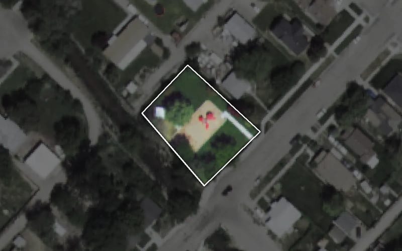 Aerial view of Starr Park