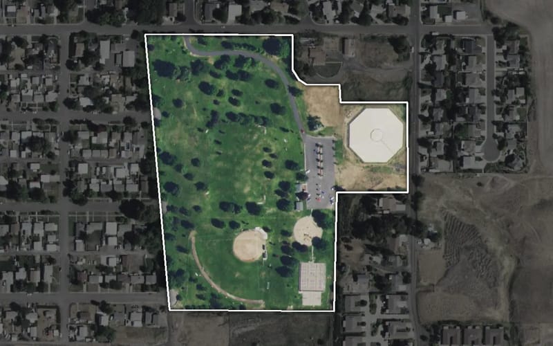 Aerial view of Sunset Park