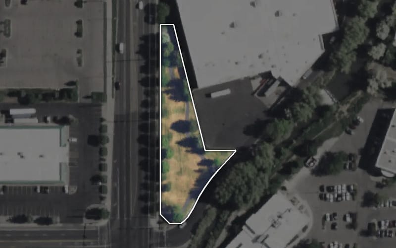 Aerial view of Target Park
