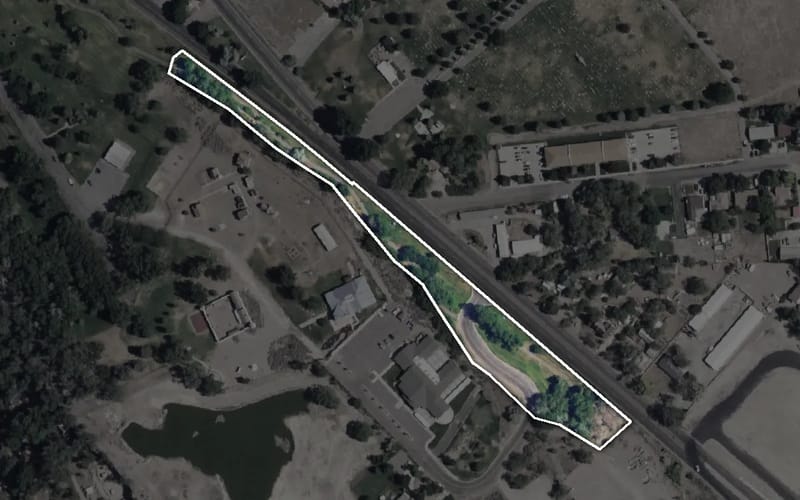 Aerial view of Terrell and Ifft Park