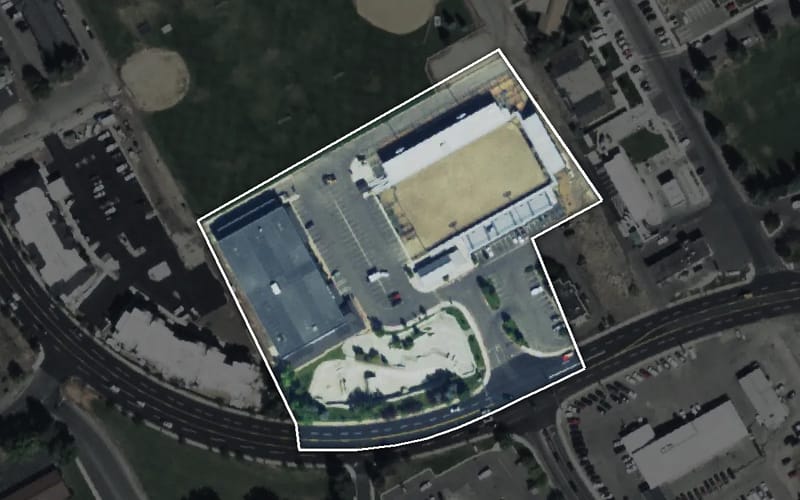 Aerial view of Wertheimer Park